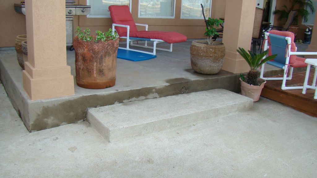 EXISTING WOOD DECK, CONCRETE STEPS and FLATWORK, HANDRAILS, BULKHEAD, STAIRS and POOL to be REPLACED